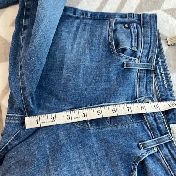 AG Denim Anthropologie Stevie Ankle Button Up Slim Straight Ankle size 27 - Picture 4 of 8